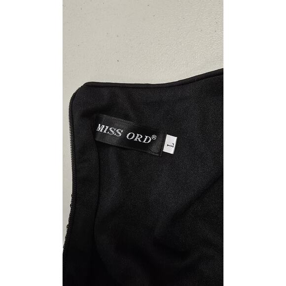 Miss Ord V-Neck Flared Sleeve Multicolor Shimmering Sequin Mini Dress HOCO Small - Picture 6 of 9